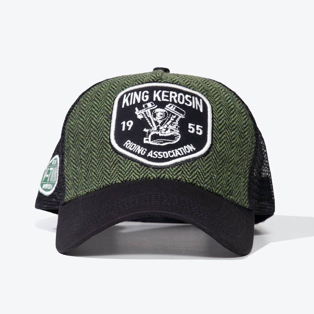 Queen Kerosin Trucker Cap «Riding Association» Super Sparpreis