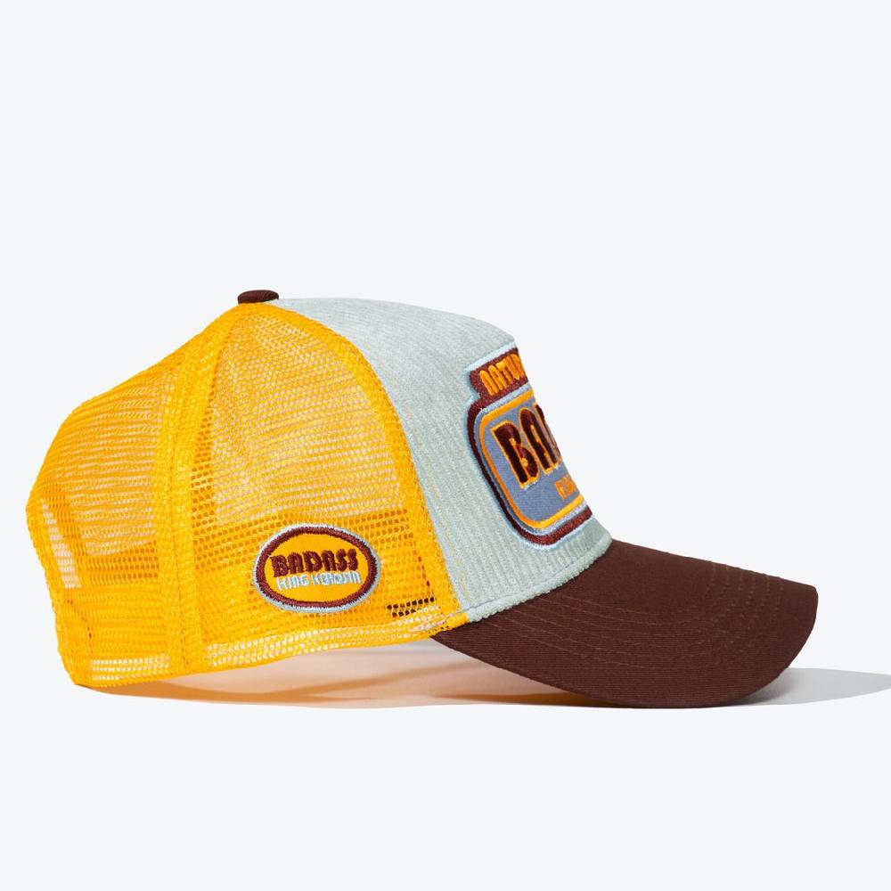 Queen Kerosin Trucker Cap «Badass» Kostenlose Rückgabe