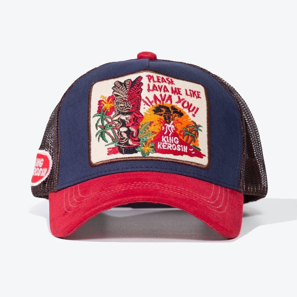 Queen Kerosin Trucker Cap «Lava me» Neueste Stile