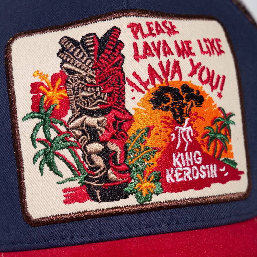 Queen Kerosin Trucker Cap «Lava me» Neueste Stile