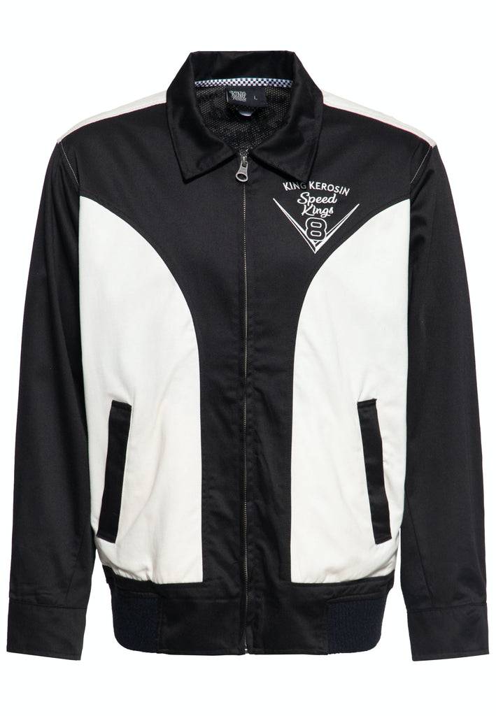 Queen Kerosin Gabardine Jacke «Speed King» Nur für heute