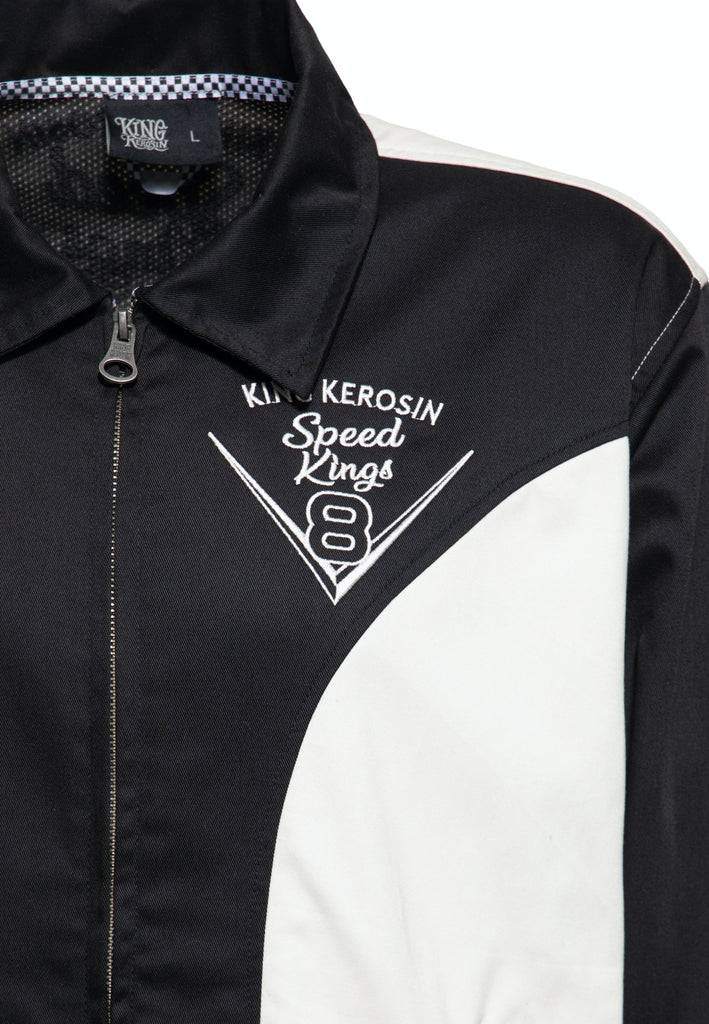 Queen Kerosin Gabardine Jacke «Speed King» Nur für heute