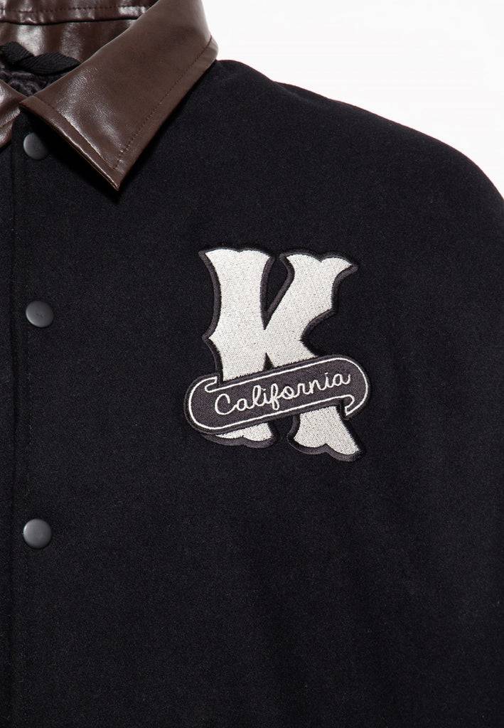 Queen Kerosin College Leder Jacke «Pharaos» Riesige Rabatte
