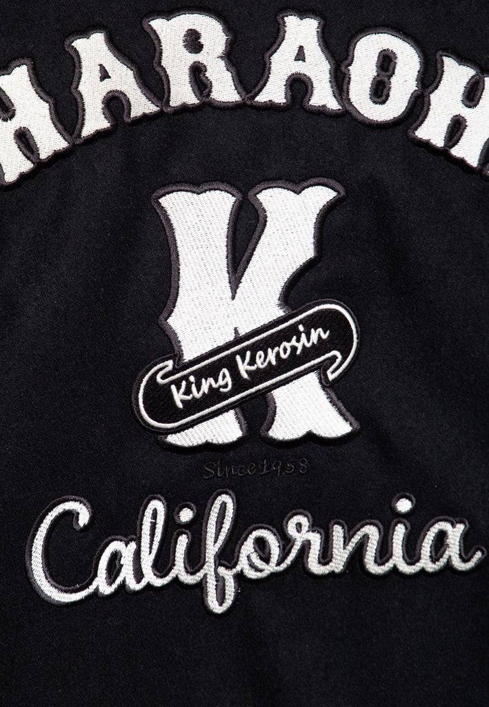 Queen Kerosin College Leder Jacke «Pharaos» Riesige Rabatte