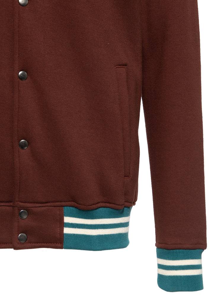 Queen Kerosin College Sweat Jacke «Play Hard» 50% Rabatt mit kostenlosem Versand