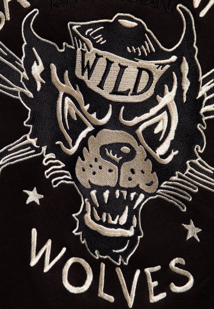Queen Kerosin College Sweat-Jacke «San Antonio Wolves» Kostenloser Versand international