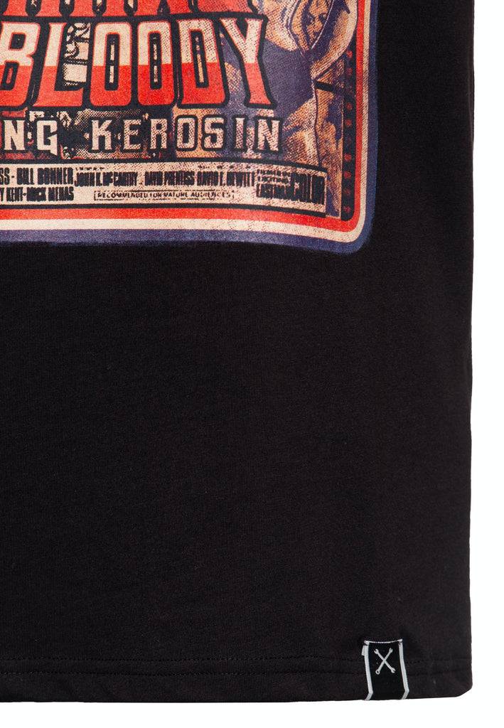 Queen Kerosin T-Shirt Lucki Maurer «Raw & Bloody» Rabatte dieses Monats