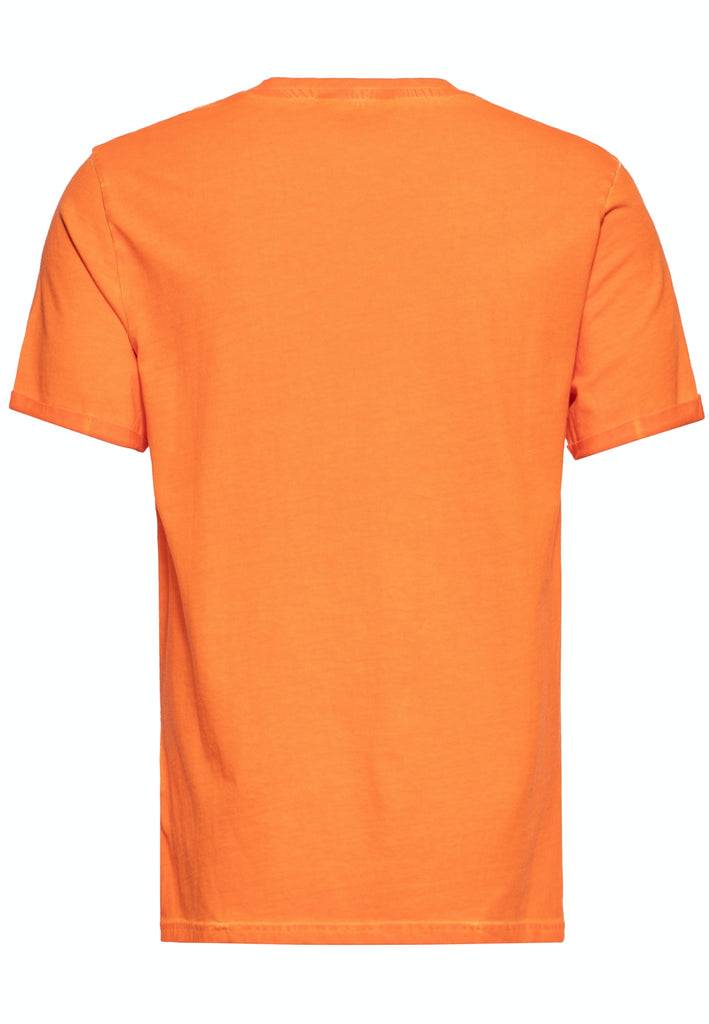 Queen Kerosin Oil Washed T-Shirt «Sacred Wheel» Versandkostenfrei