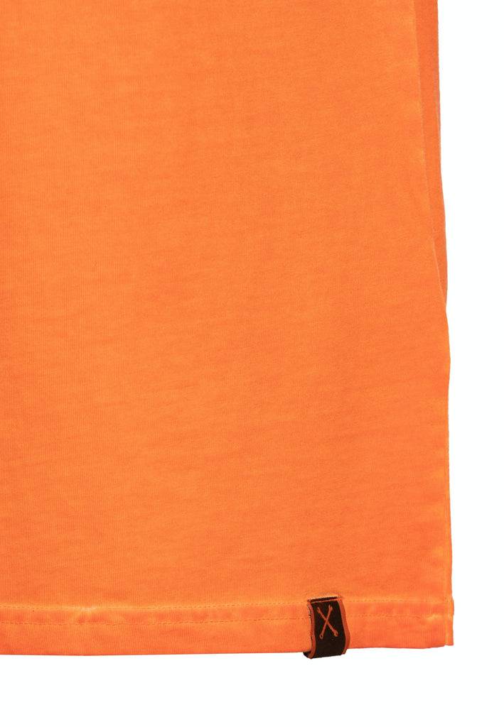 Queen Kerosin Oil Washed T-Shirt «Sacred Wheel» Versandkostenfrei