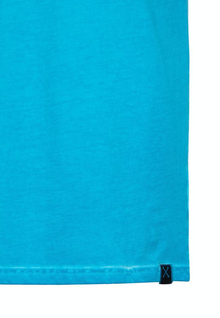 Queen Kerosin Oil Washed T-Shirt «Speedshop King Kerosin» Großer Ausverkauf