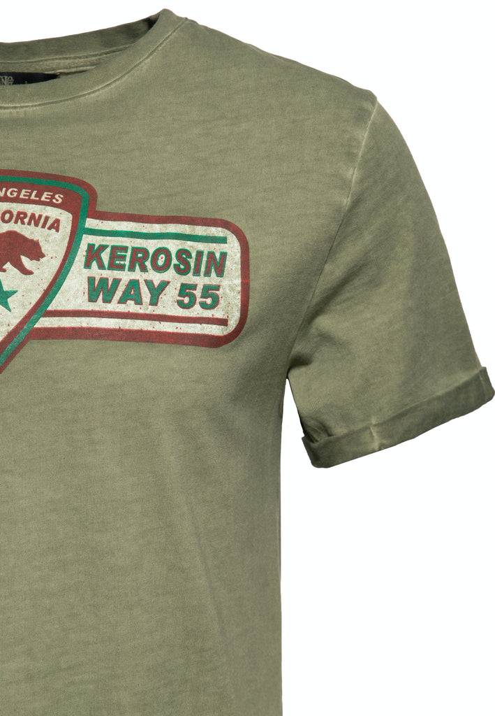Queen Kerosin Oil Washed T-Shirt «Speedway 1955» Flash Sale