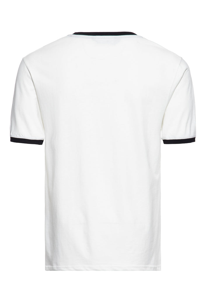 Queen Kerosin Contrast T-Shirt «Airforce 42» Preisnachlass
