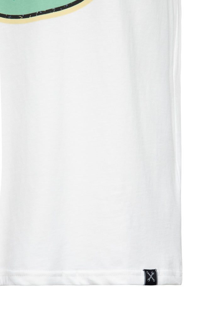 Queen Kerosin Contrast T-Shirt «Airforce 42» Preisnachlass