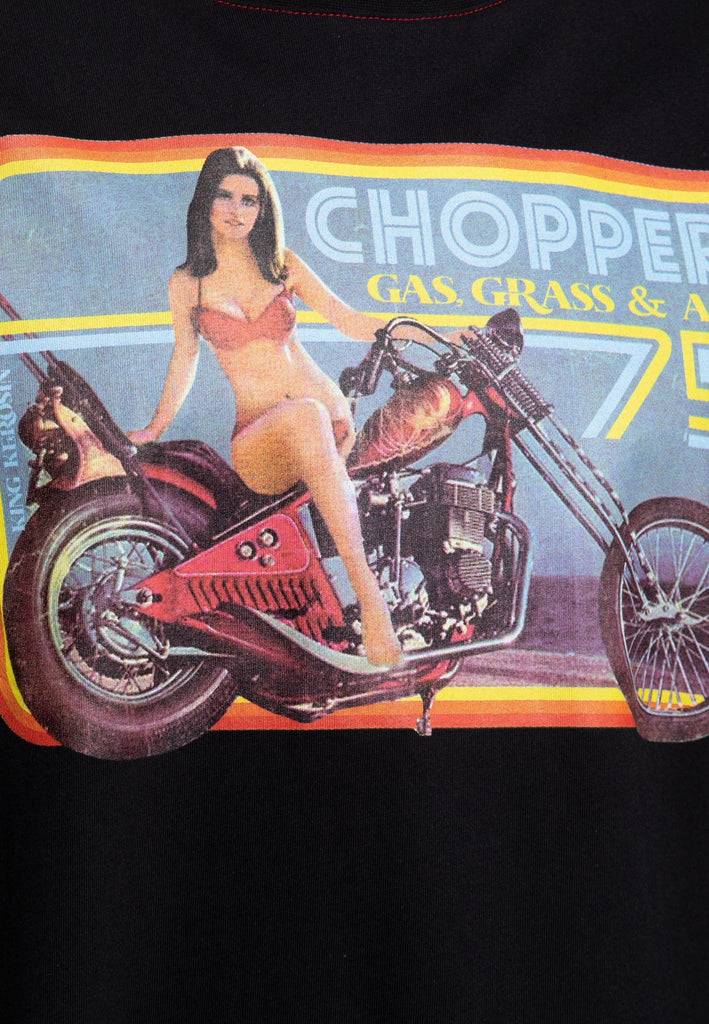 Queen Kerosin T-Shirt «Chopper» Saisonschlussverkauf