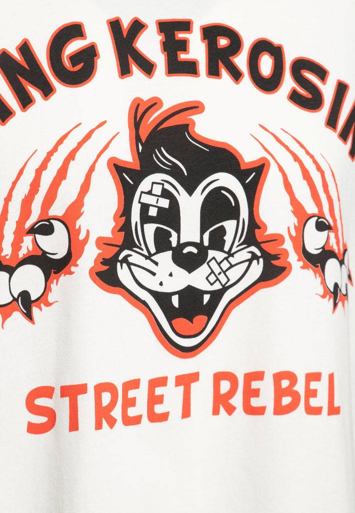 Queen Kerosin Print T-Shirt «Street Rebel» Cyber Monday