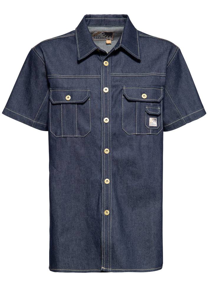 Queen Kerosin Denim Worker Hemd «KK Motor Crew» Neueste Mode