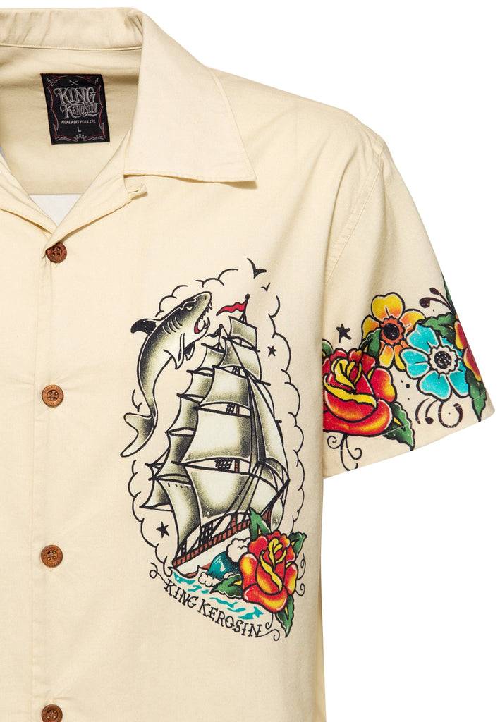 Queen Kerosin Hawaiihemd «Homeward Bound» Online Outlet