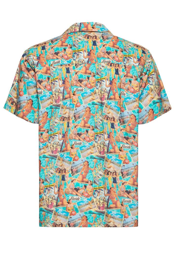 Queen Kerosin Hawaiihemd «50's Vacation» Exklusive Angebote