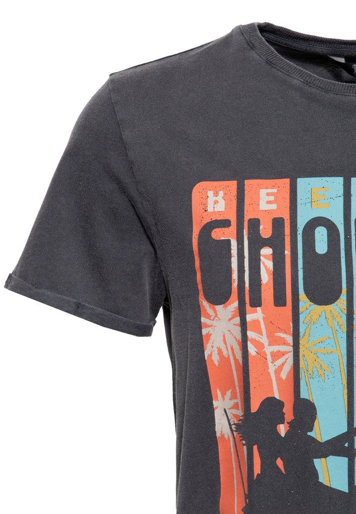 Queen Kerosin Acid Wash T-Shirt «Keep on Choppin'» Kauf eins, bekomm eins gratis