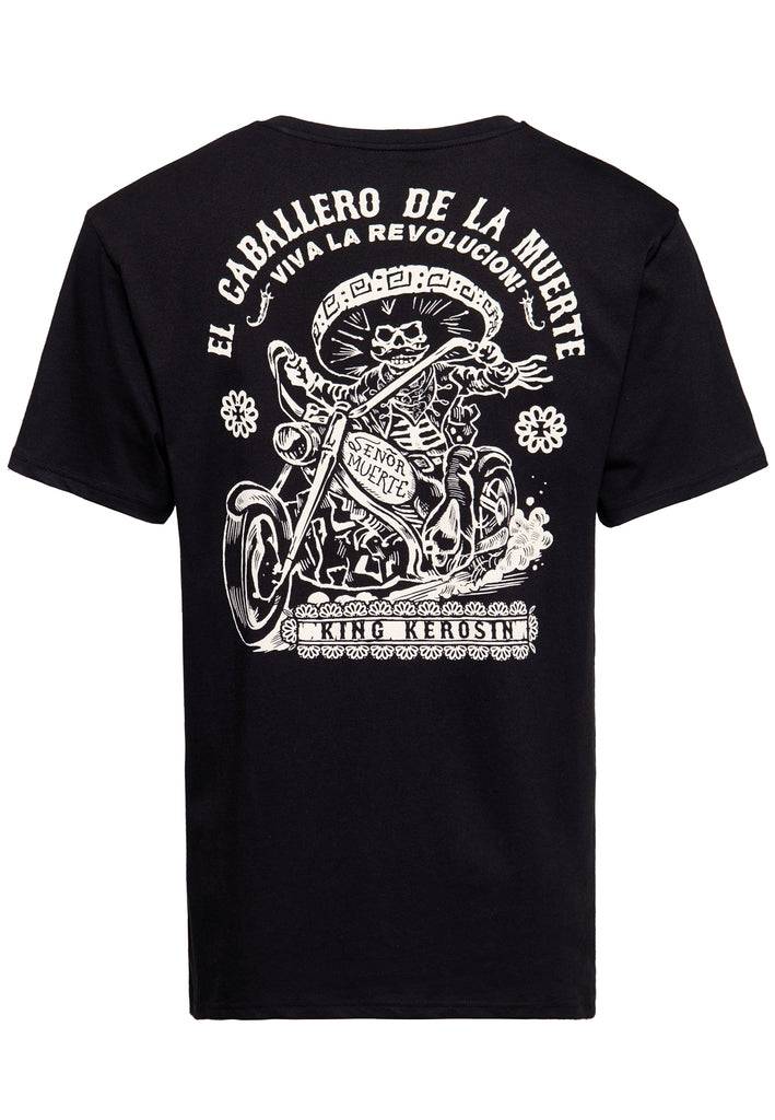 Queen Kerosin Classic T-Shirt «El Caballero» Wochenangebot