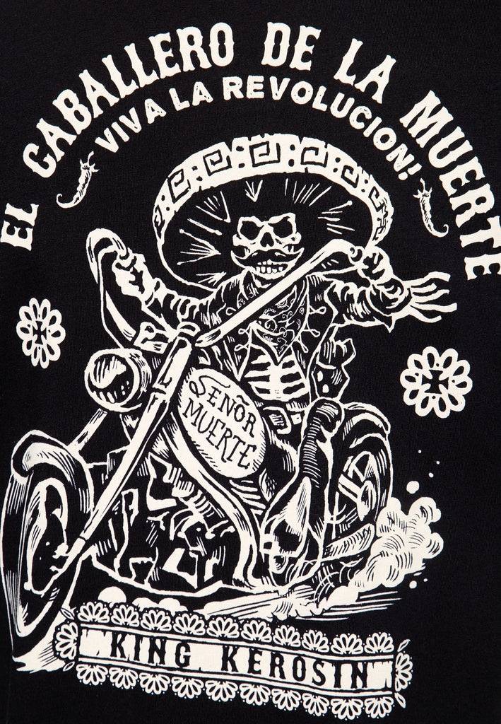Queen Kerosin Classic T-Shirt «El Caballero» Wochenangebot