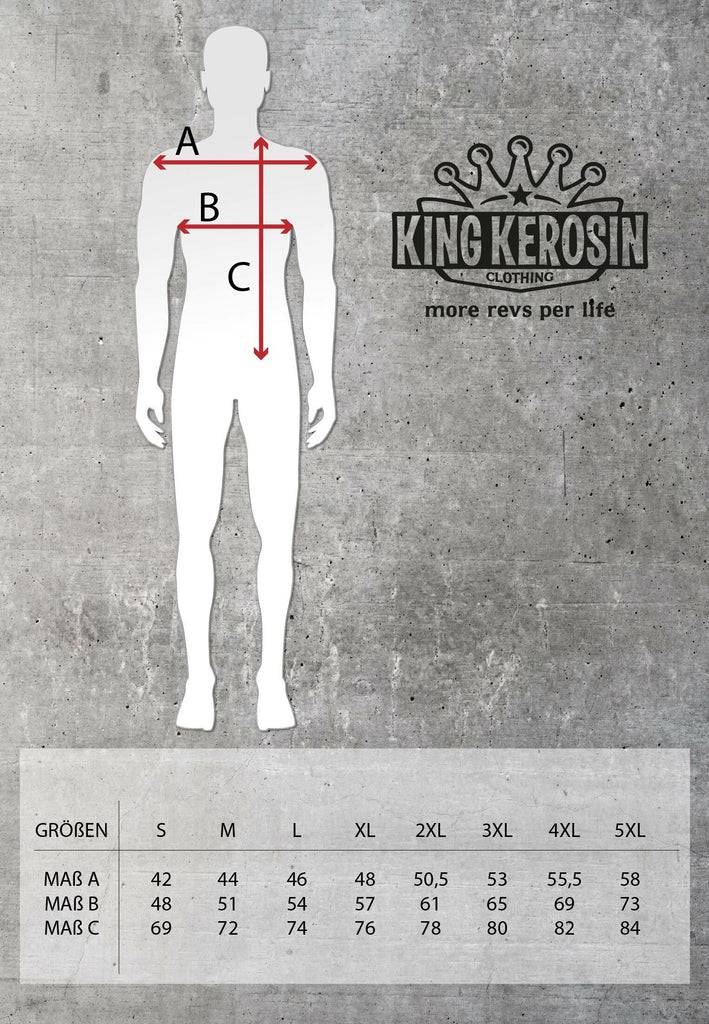 Queen Kerosin Kontrast T-Shirt «Custom 73» Kostenlose Rückgabe