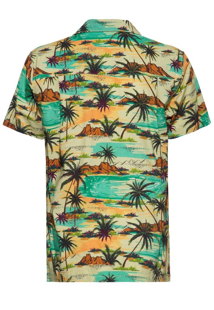 Queen Kerosin Hawaii Hemd «Tropical Sea» Vierteljährliche Förderung