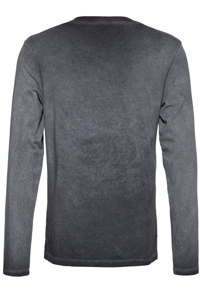 Queen Kerosin Longsleeve mit Retro-Print und Oilwash-Effekt «Velden Village 2020» Discount Store für neue Produkte