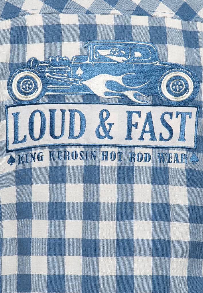 Queen Kerosin Kurzarm-Hemd «Loud & Fast» Riesige Rabatte