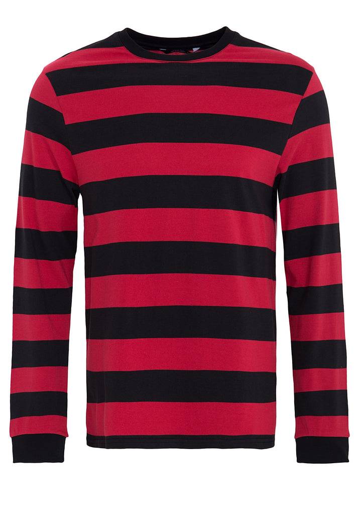 Queen Kerosin Longsleeve aus Streifenjersey Auslauf