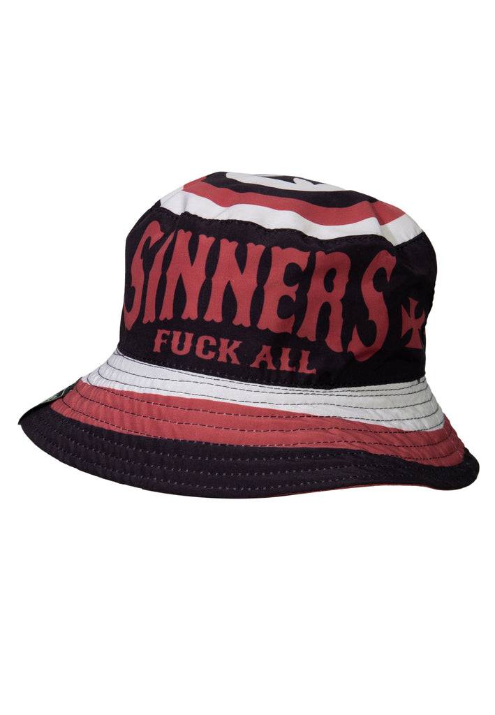 Queen Kerosin Bucket Hat «Red Baron» Schlussverkauf
