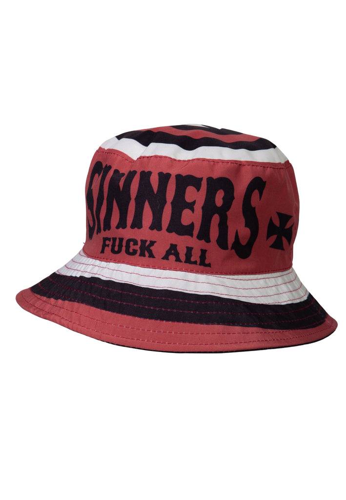 Queen Kerosin Bucket Hat «Red Baron» Schlussverkauf