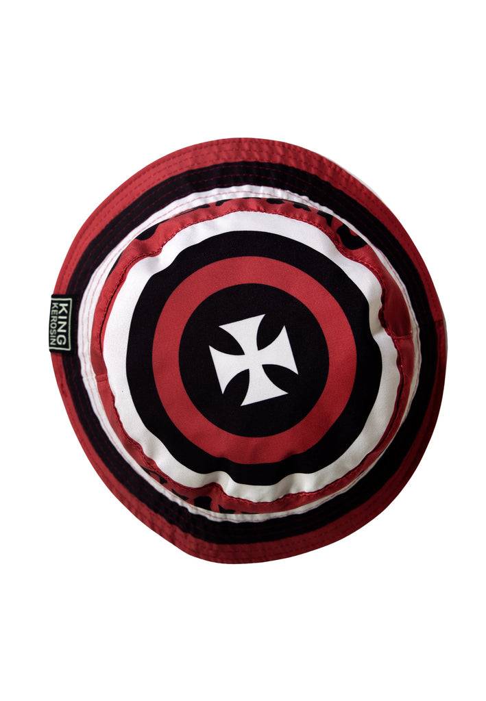 Queen Kerosin Bucket Hat «Red Baron» Schlussverkauf