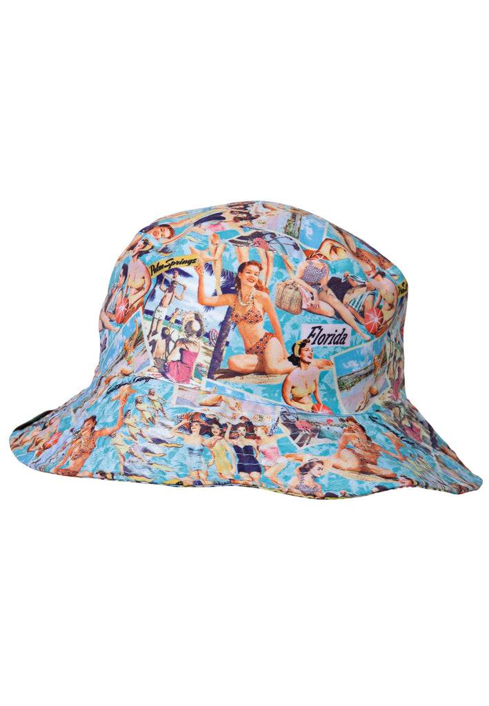 Queen Kerosin Bucket Hat «Vacation» Günstiger Verkauf