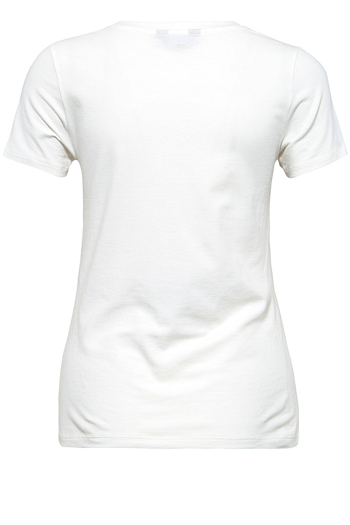 Queen Kerosin T-Shirt mit Frontprint und V-Ausschnitt «Oowwwoooo» Meist gekauft