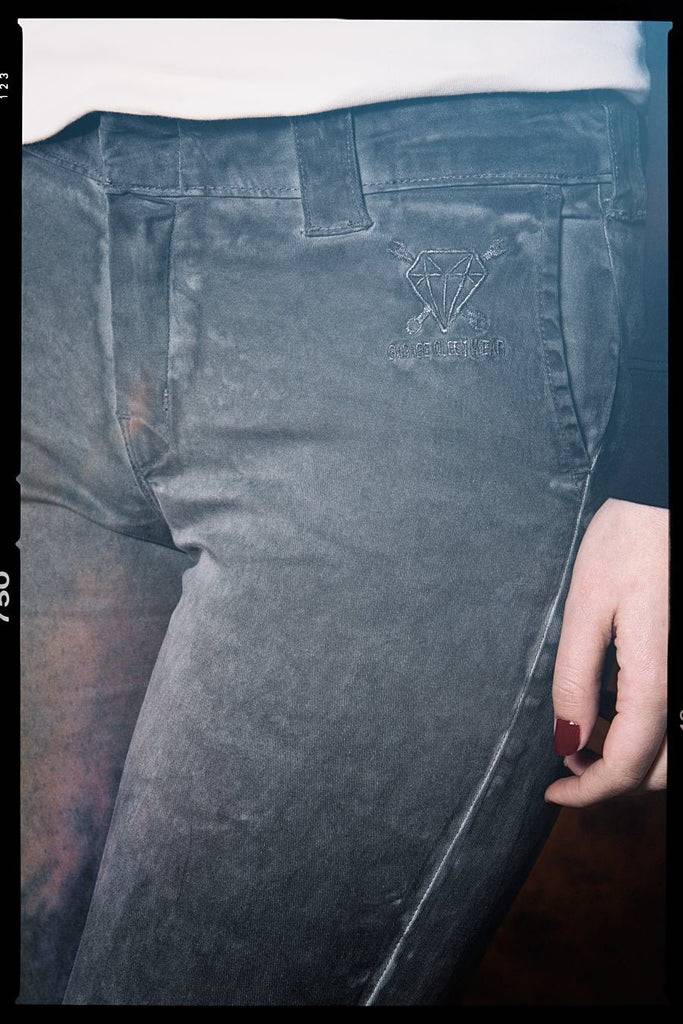Queen Kerosin Workwear Jeanshose mit Oilwash Effekt Limitierter Zeitrabatt