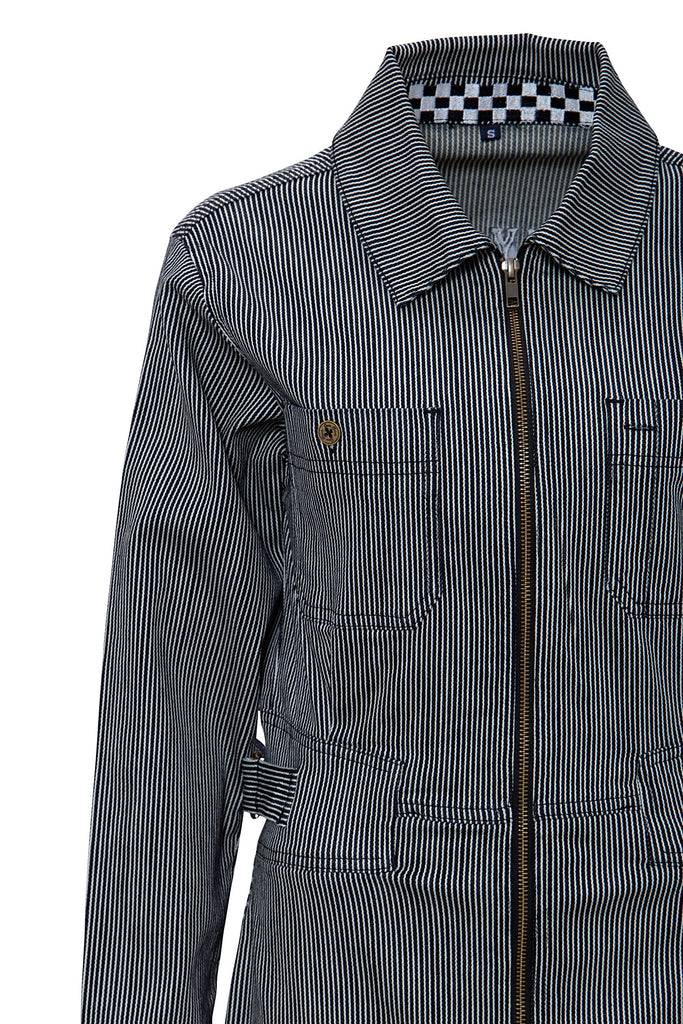 Queen Kerosin Jeanskleid im Workwear-Style Fabrik Onlineshop