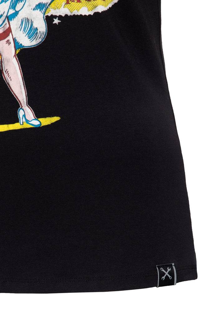 Queen Kerosin Monster T-Shirt mit Frontprint «Diamonds» Jubiläumsangebot