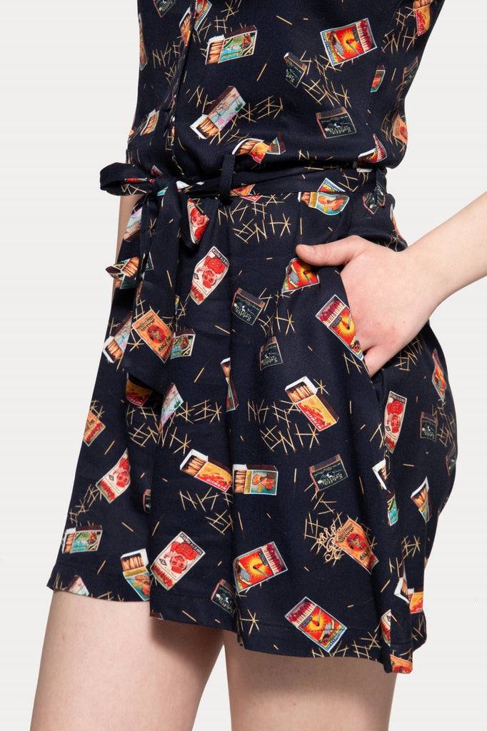Queen Kerosin 50s Style Jumpsuit Exklusive Angebote