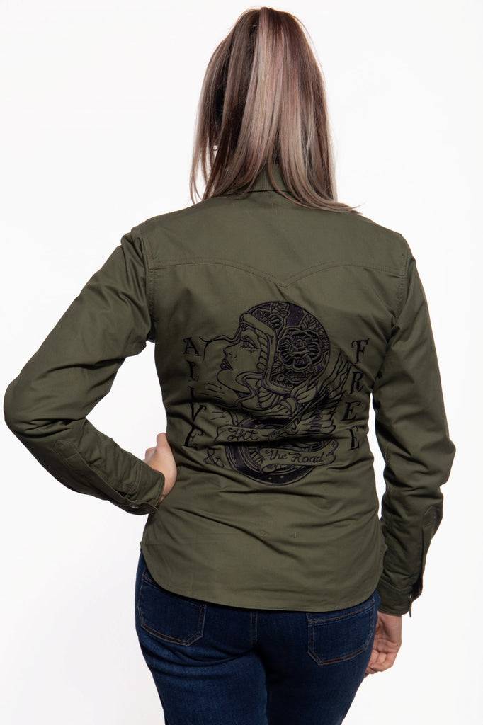 Queen Kerosin Outdoor Funktionshemd «Alive Free» Tiefpreis