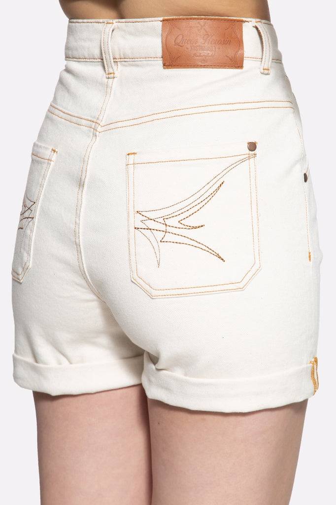 Queen Kerosin Denim Shorts Letzte 2 Tage