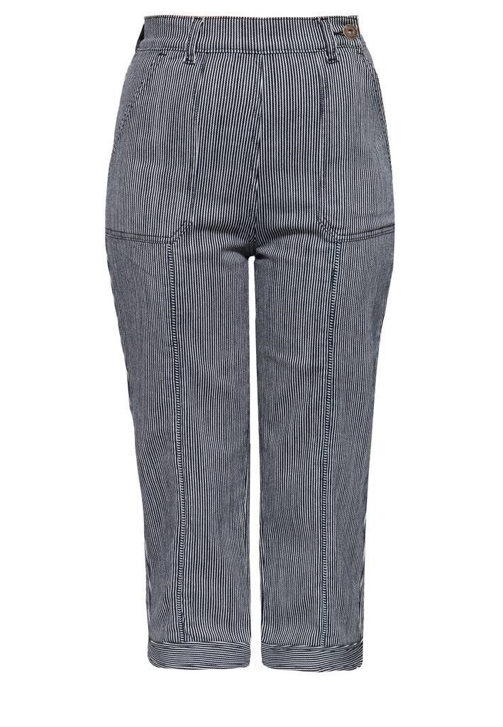 Queen Kerosin High Waist Capri Hose im authentischen Vintage-Look Vierteljährliche Förderung