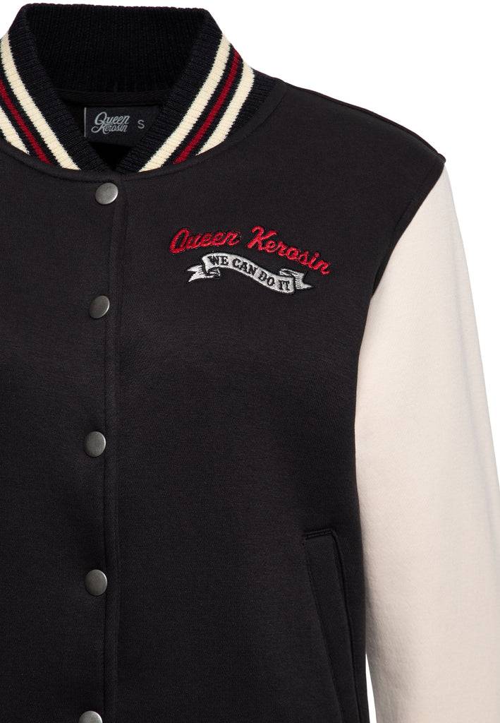 Queen Kerosin College Jacke «We Can Do It» Auslauf