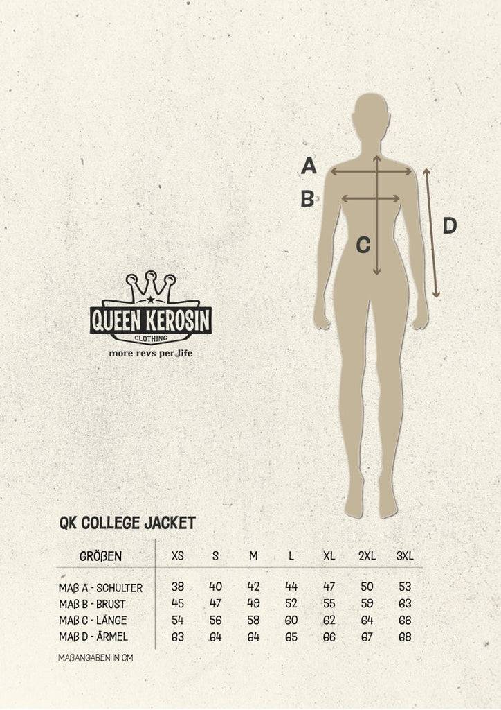 Queen Kerosin College Jacke «We Can Do It» Auslauf