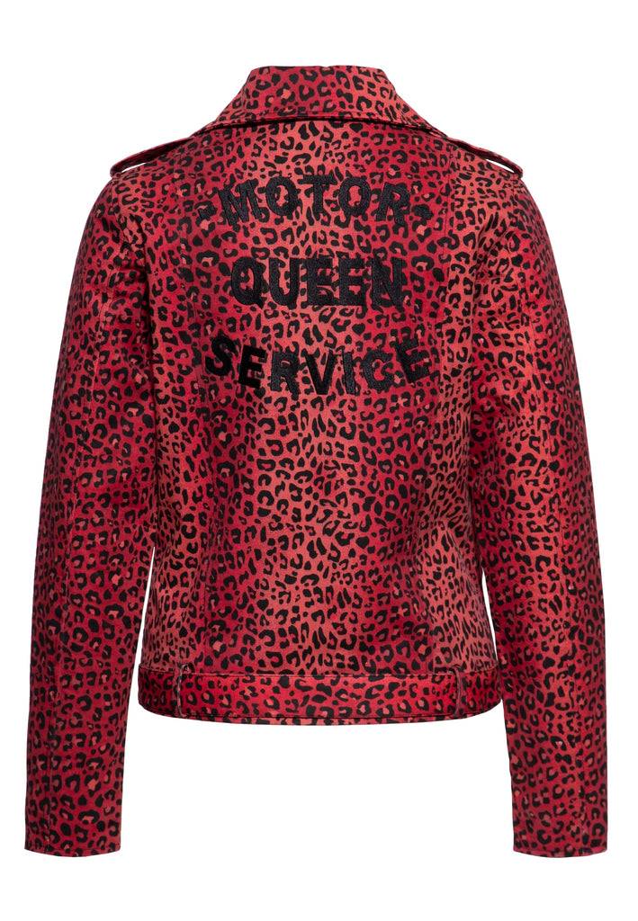 Queen Kerosin Biker Jacke «Motor Queen Service» im Angebot