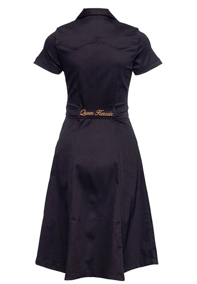 Queen Kerosin Workwear Swingkleid Kostenloser Versand
