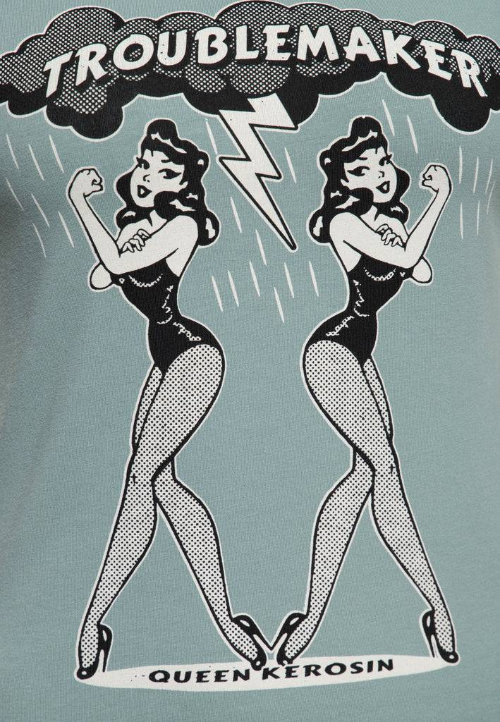 Queen Kerosin T-Shirt «Troublemaker» Fabrikpreis