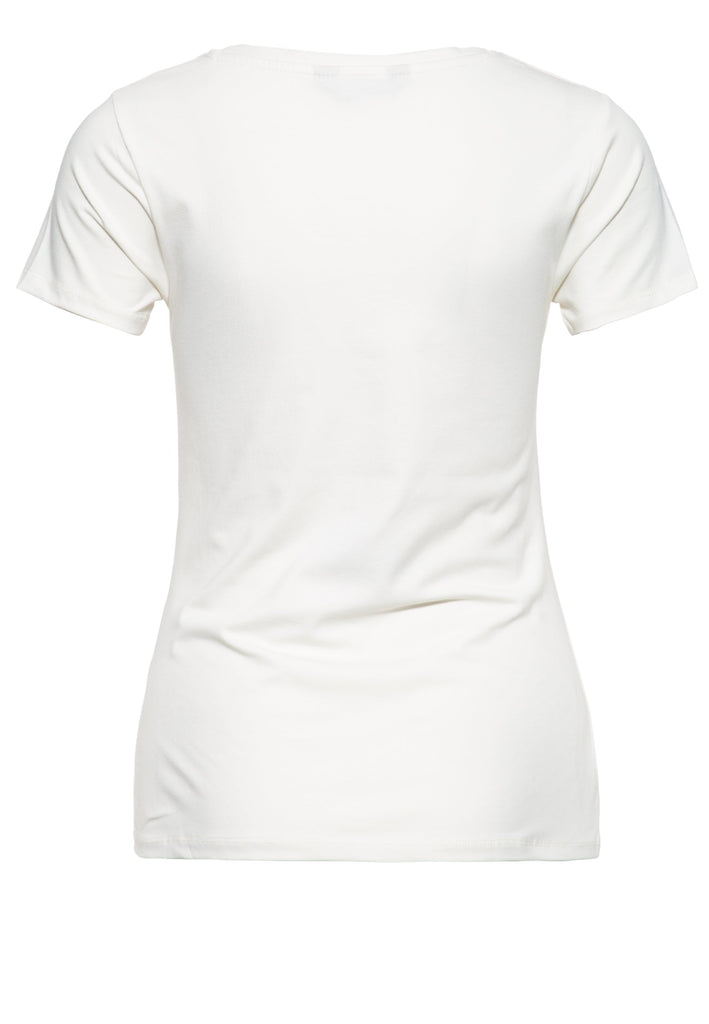Queen Kerosin T-Shirt mit V-Ausschnitt «Tune Up» Rabatt