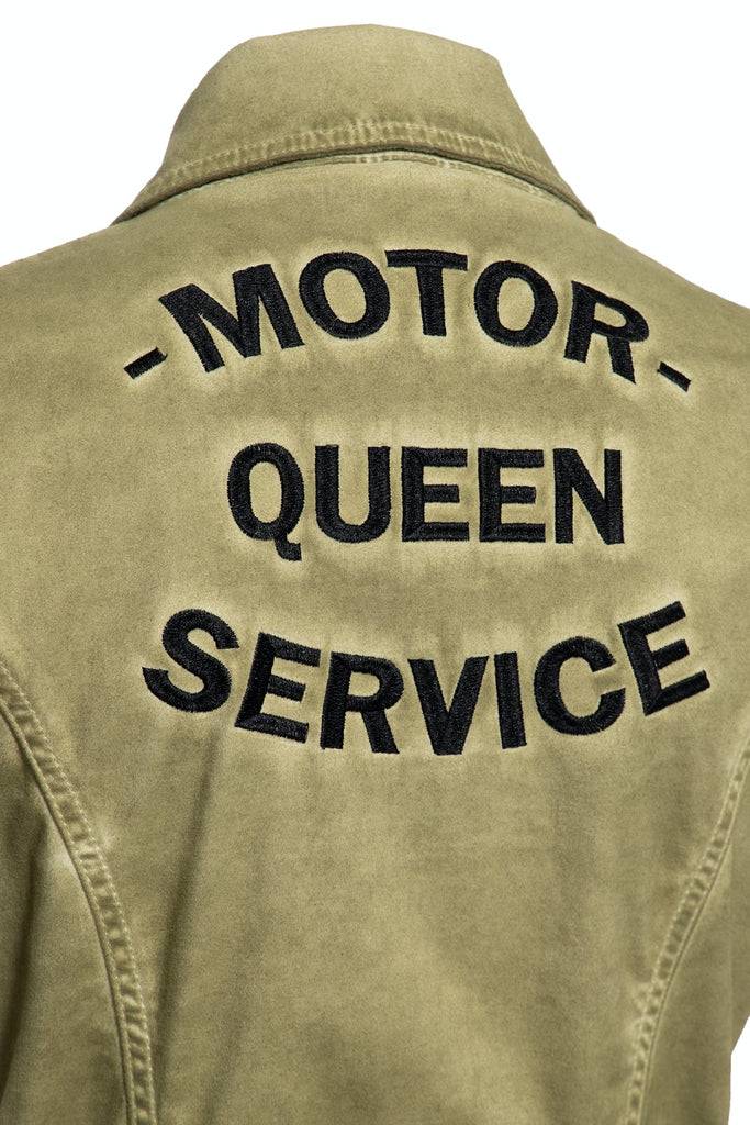 Queen Kerosin Jeanskleid «Motor Queen Service» Großer Ausverkauf