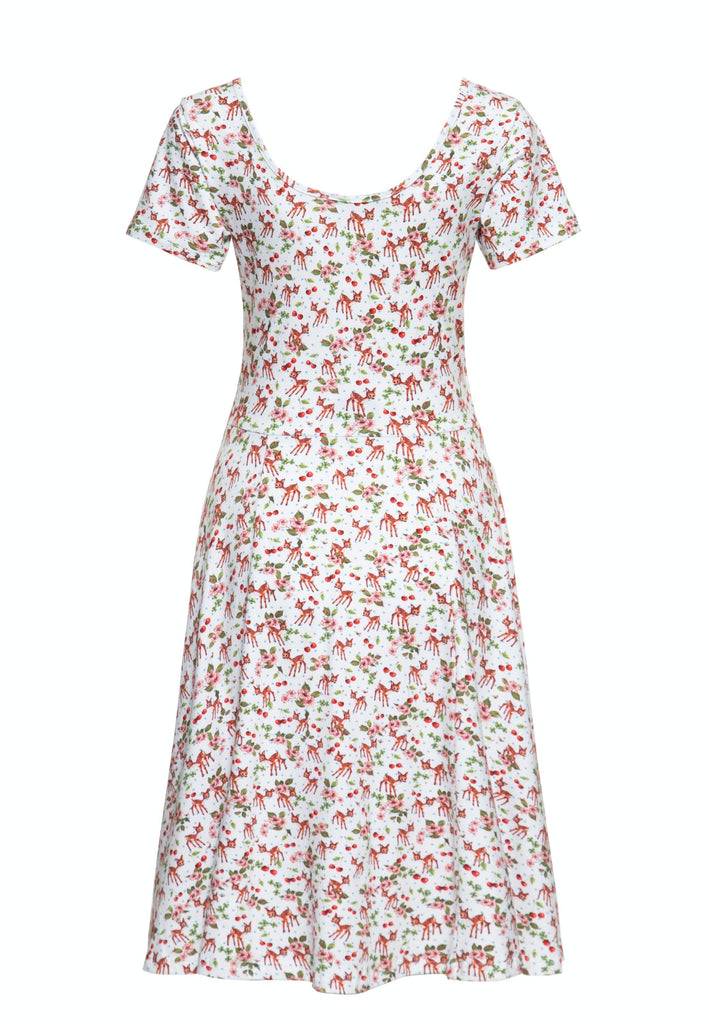 Queen Kerosin Swing Kleid in Wickel-Optik Osterangebot